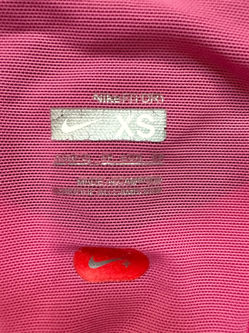 Nike Hot Pink Fit Dry Racerback Athletic Tank Top XS-Barbiecore Sporty Chic - Picture 7 of 8